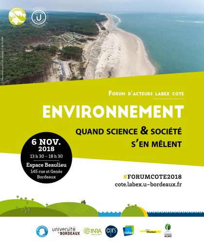 Forum d'acteurs COTE 2018 "Environnement : Quand science et société s'en mêlent"