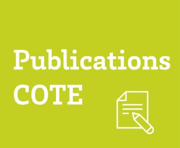Publication COTE / Groupe en Ecologie Théorique et Intégrative