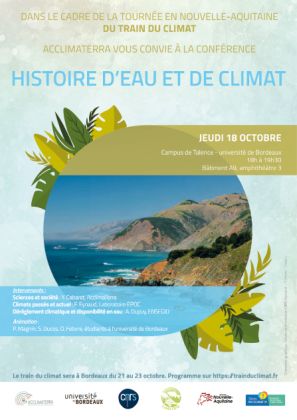 Conférence AcclimaTerra : Histoire d'eau et de climat