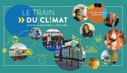 Tournée du Train du Climat en Nouvelle-Aquitaine